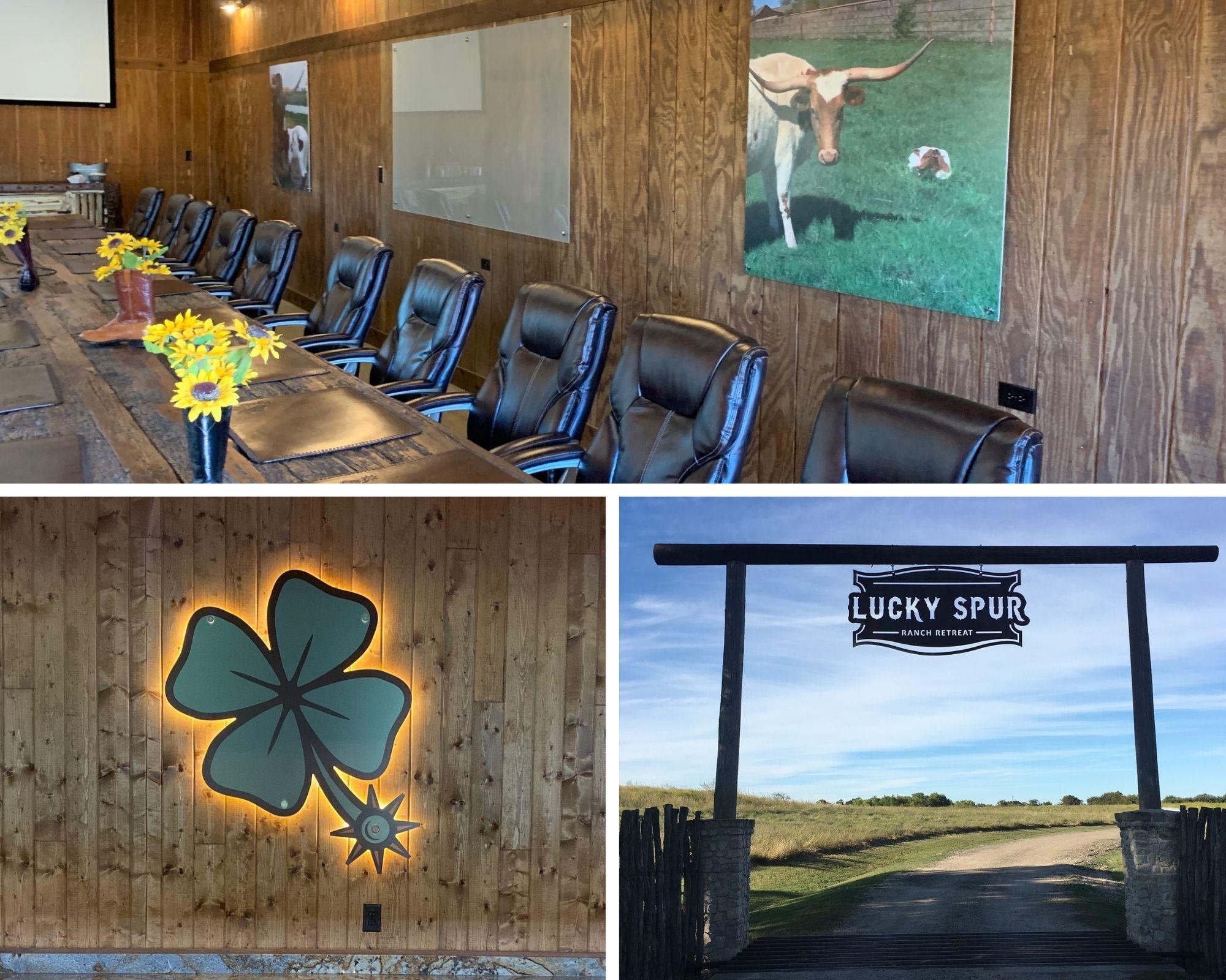 Lucky Spur interior signage