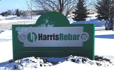 Exterior monument sign for HarrisRebar Photo