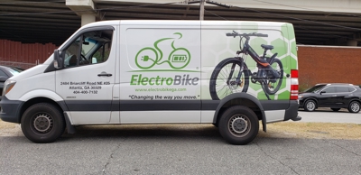 ElectroBike Van Wrap Photo