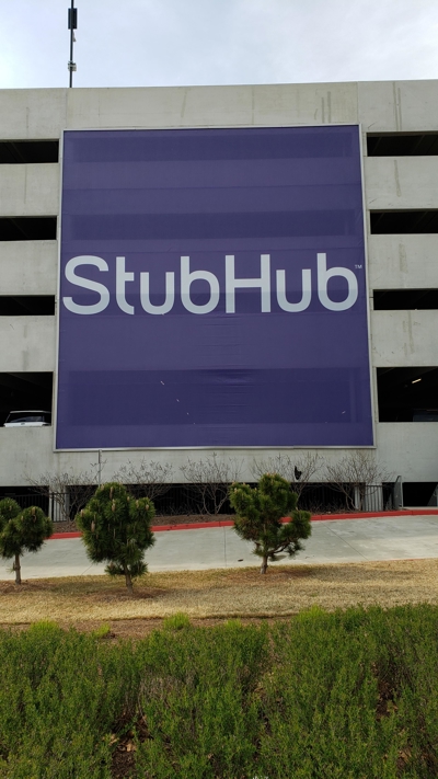 StubHub Parking Garage Billboard Photo