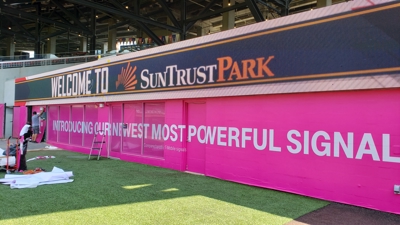 SunTrust Park Wall Graphics Photo