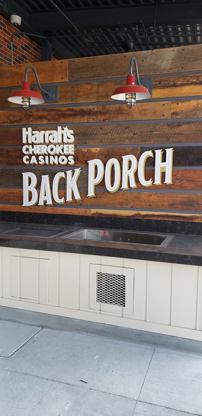Harrah's Cherokee Casinos Sign Photo