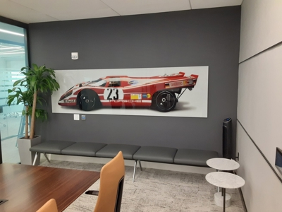 Porsche Wall Graphics Photo