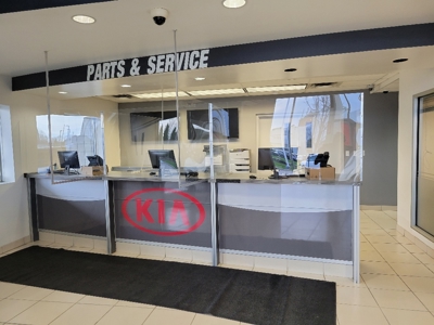 Clarington Kia Interior Signage Photo