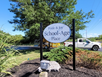 Pride & Joy Monument Sign Photo