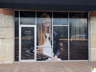 American Assets Window Signage Photo