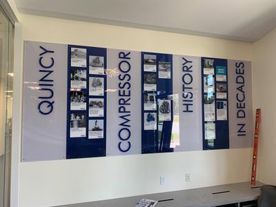 Quincy Compressor Manufacturing Signage Photo