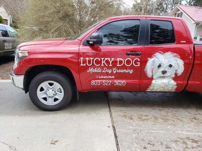 Lucky Dog Truck Graphic Photo