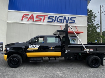 Duval Asphalt Construction Truck Graphics Photo