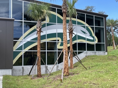 Jacksonville University Window Graphics Photo
