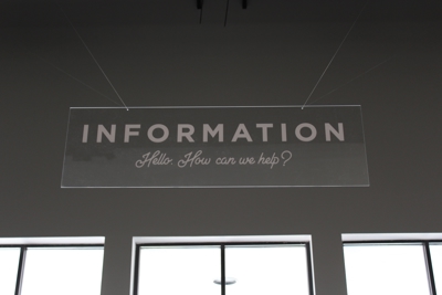 Grace Church Information Sign Photo