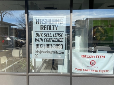 Hashlang Realty Custom Window Sign Photo
