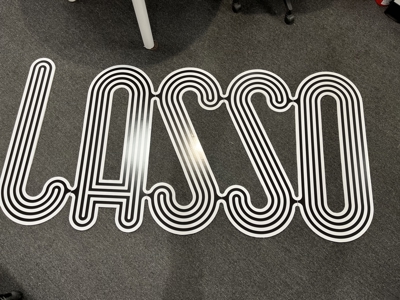 Lasso Custom Sign Photo