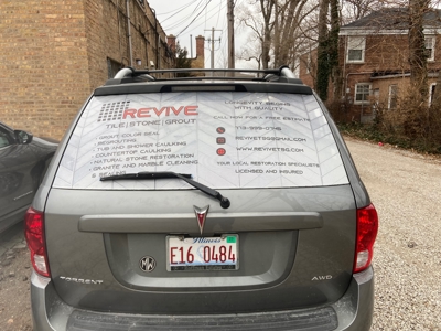 Revive Car Window Graphic Photo