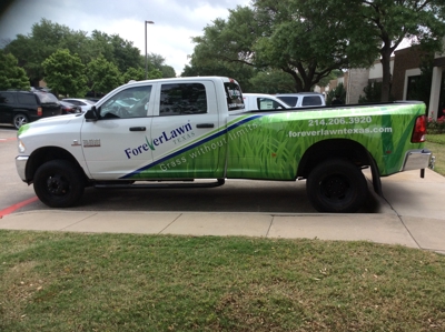 Forever Lawn Truck Wrap Photo
