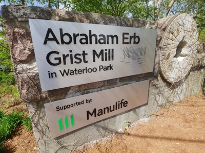 Waterloo Park Aluminum Signage Photo