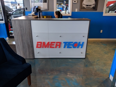Bmer Tech Acrylic Standoff Sign Photo