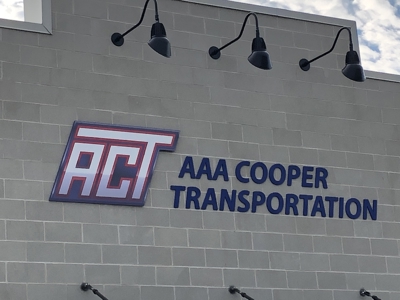 AAA Cooper Transportation signage on the wall Photo