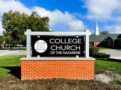 College Church Monument Sign Photo