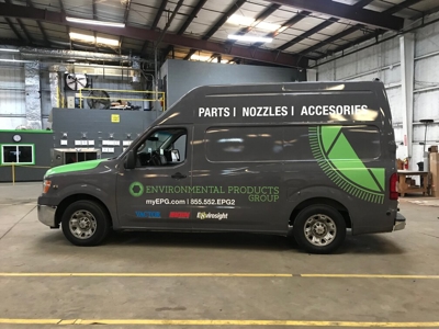 Environmental Products Group Van Graphics Photo
