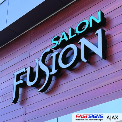 Fusion Salon Channel Letters Photo
