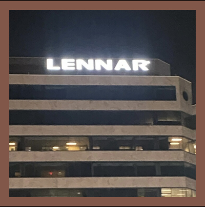 Exterior Signage for Lennar Photo