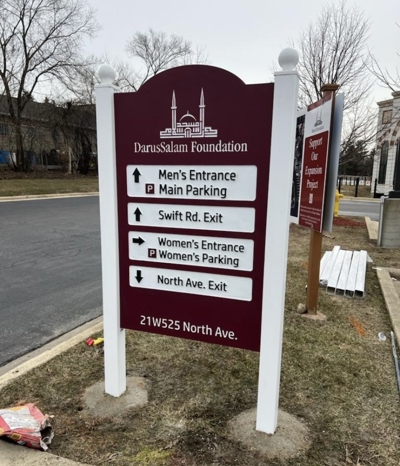 Wayfinding Sign for DarusSalam Foundation Photo