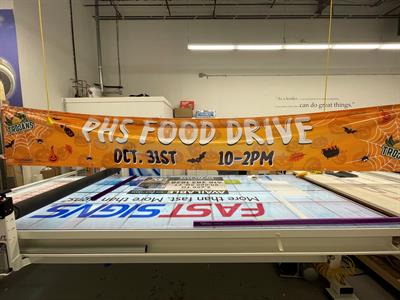 PHS Food Drive Banner Photo