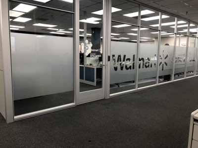 Interior wall graphic for Walmart Photo