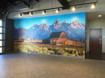 Interior Wall Graphic Photo