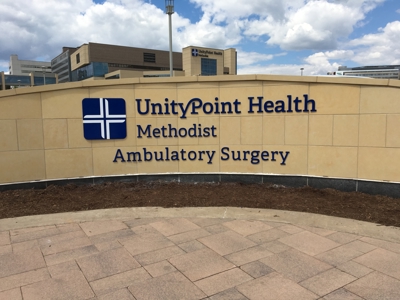 Exterior business sign for UnityPoint Health Photo