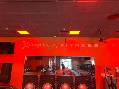 Orange Theory Interior Signage Photo