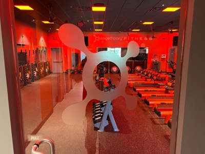 Orange Theory Interior Signage Photo