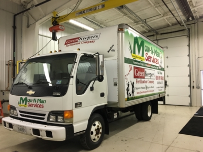 Car Wrap for Mow-N-Man Services Photo