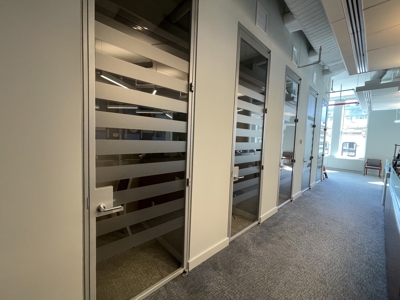 Frosted Vinyl Window Graphics Photo