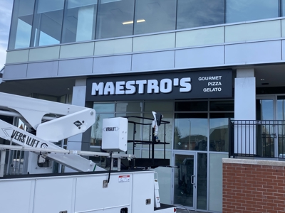 Maestro's Pizza Channel Letters Photo