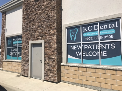 KC Dental Window Graphics Photo