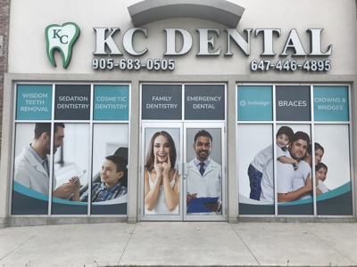 KC Dental Window Graphics Photo