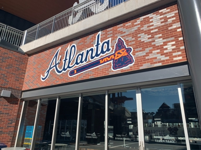 Atlanta Braves Sign Photo