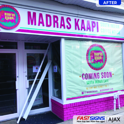 Madras Kaapi Exterior Signage Photo