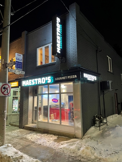 Maestro's Pizza Channel Letters Photo