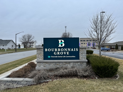 Bourbannais Grove Monument sign Photo