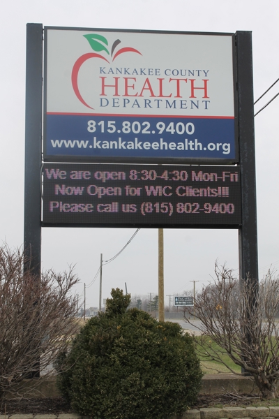 Kankakee County Health Department Monument Sign Photo