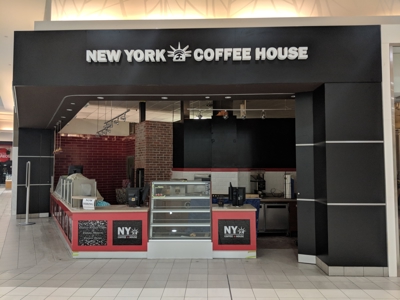 New York Coffee House Storefront Signage Photo