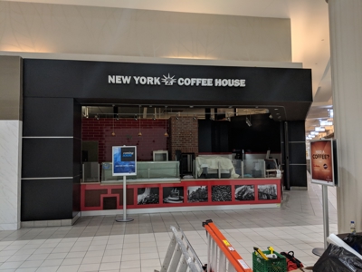 New York Coffee House Storefront Signage Photo