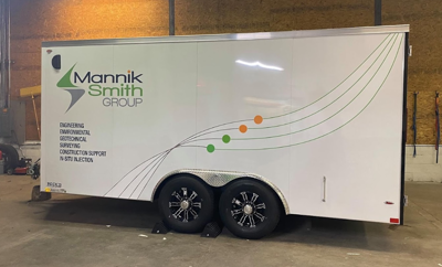 Mannik Smith Group Trailer Graphics Photo