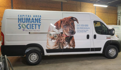 Humane Society Van Wrap Photo