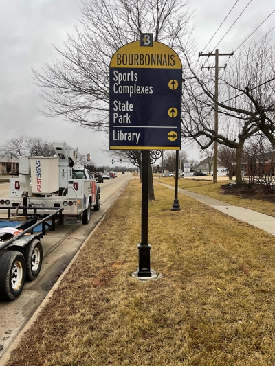 Bourbannai Wayfinding Signage Photo