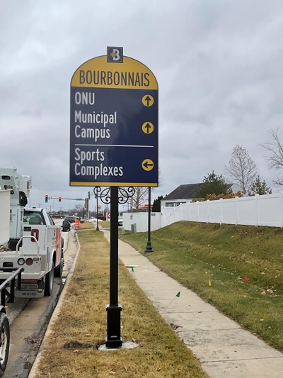 Bourbannai Wayfinding Signage Photo