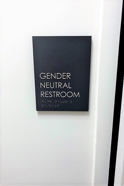 ADA restroom sign Photo